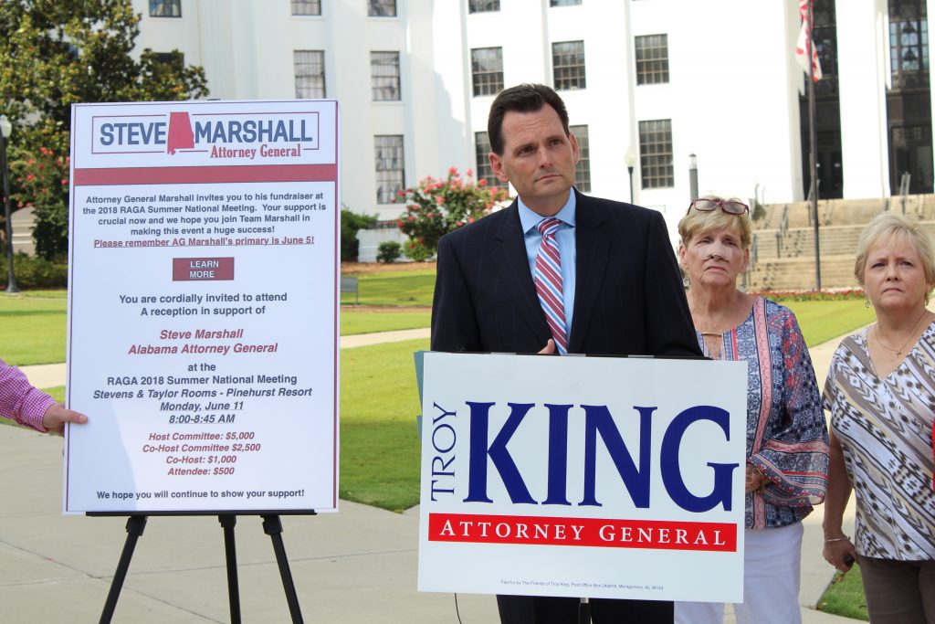 King asks, “Where is Steve Marshall?