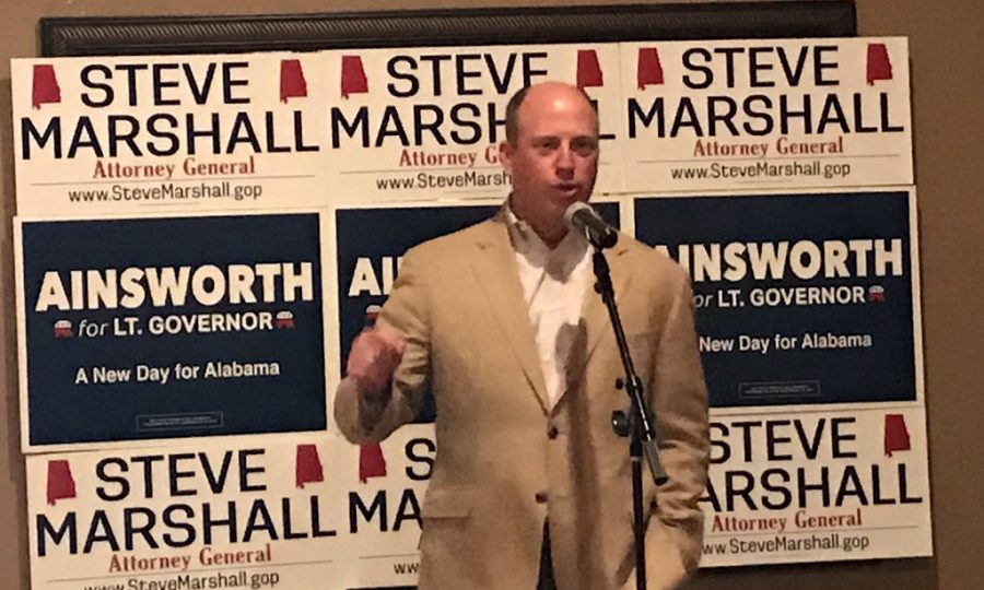 Marshall, Ainsworth rally in Albertville with Mo Brooks
