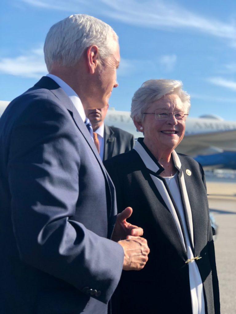 Mike Pence meets with Ivey in Birmingham