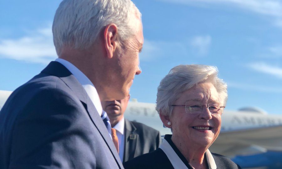 Mike Pence meets with Ivey in Birmingham