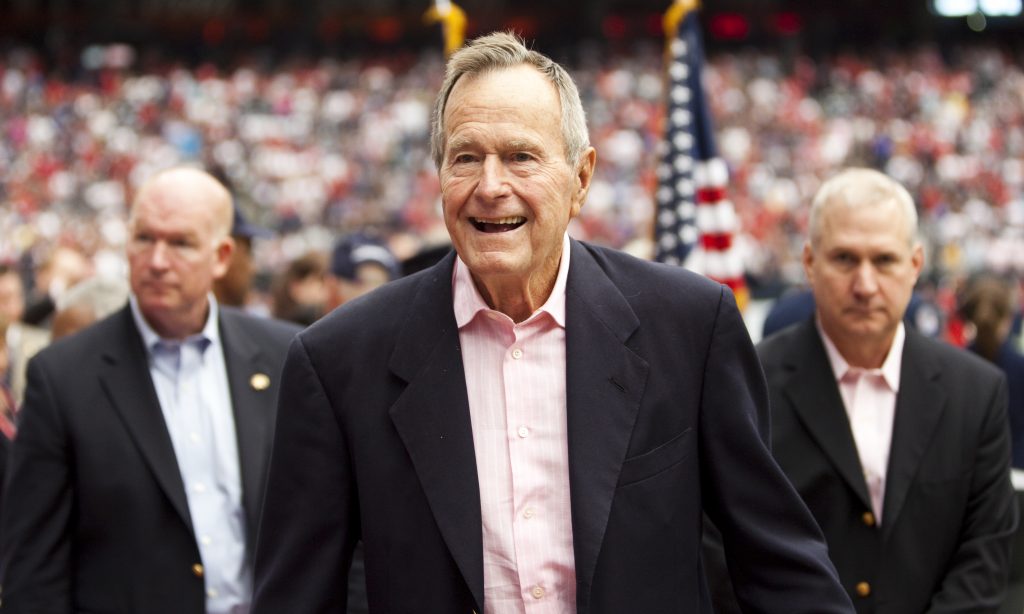 President George H. W. Bush laid to rest in Texas