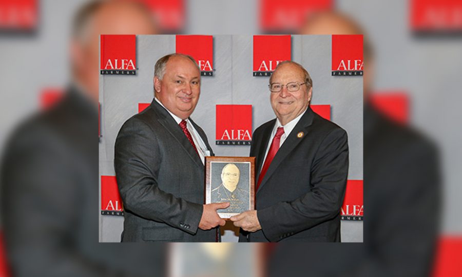 McMillan gets service to agriculture award from Alabama Farmers Federation