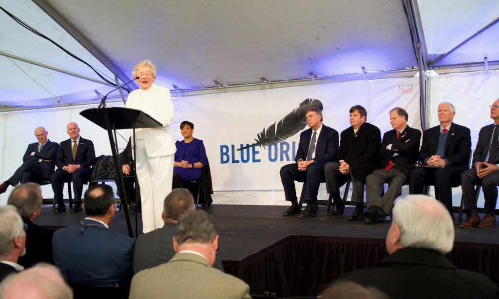 Blue Origin breaks ground on rocket engine factory in Madison County