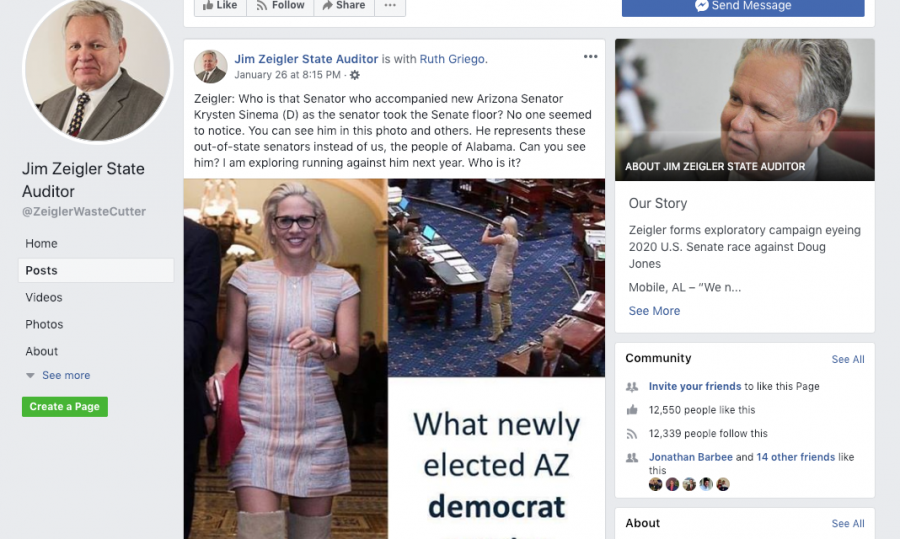 State Auditor defends controversial Facebook post targeting female senator’s attire
