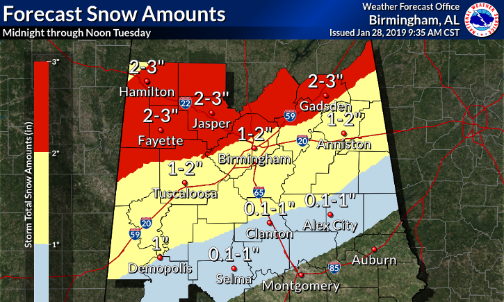 Ivey declares state of emergency ahead of winter weather