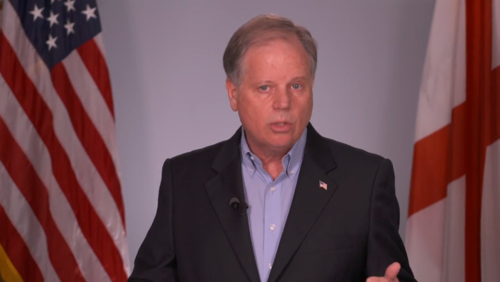 Sen. Doug Jones calls on Alabama governor to order shelter-in-place