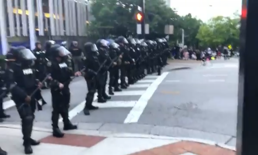 Police deploy tear gas, rubber bullets on peaceful protesters in Huntsville