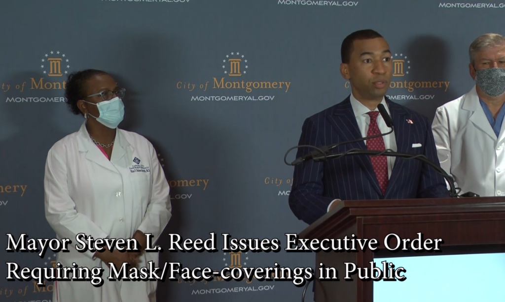 Montgomery mayor issues order mandating face masks in public