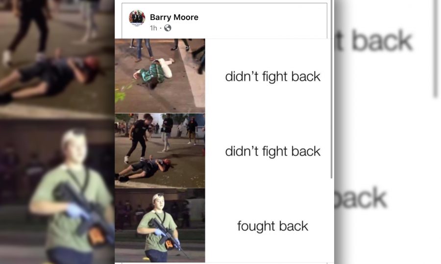Congressional candidate Barry Moore shares meme supporting Kenosha shooter