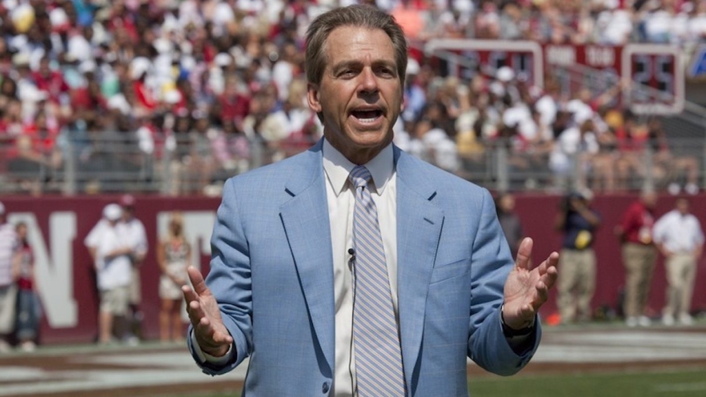 Saban tests negative for coronavirus, cleared to coach