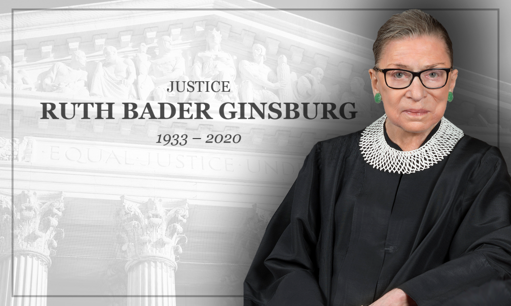 U.S. Supreme Court Justice Ruth Bader Ginsburg dies at 87