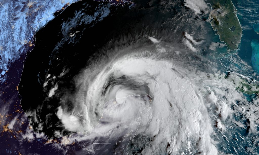 Tropical Storm Zeta keeps tracking toward the Gulf Coast