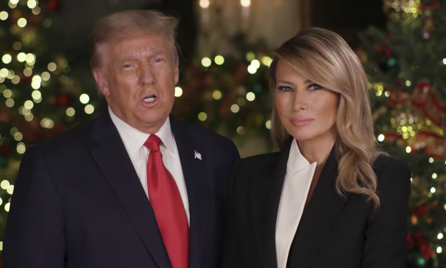 Trumps wish a Merry Christmas and Happy New Year to all Americans