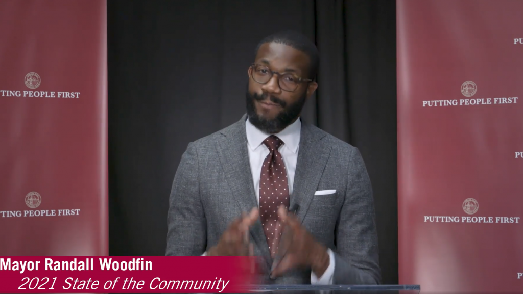 Woodfin speaks on unrest, COVID and neighborhood revitalization in annual speech