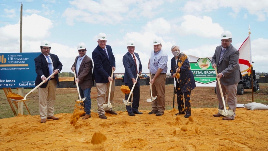 Governor attends groundbreaking of Coastal Growers’ peanut processing plant