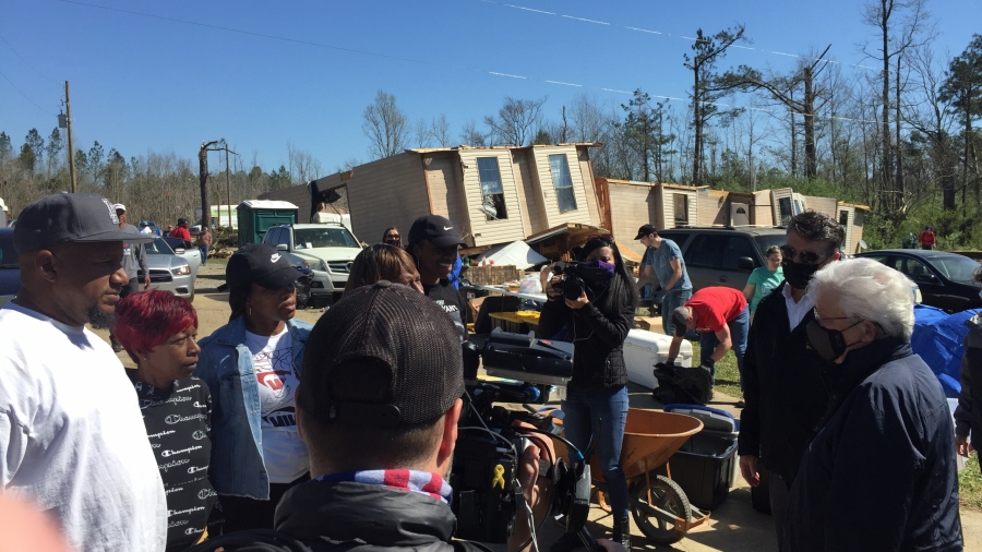 Gov. Kay Ivey tours Alabama tornado damage