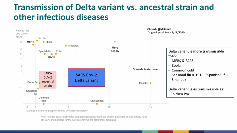 Internal CDC document states delta variant spreads quicker than Ebola, 1918 flu