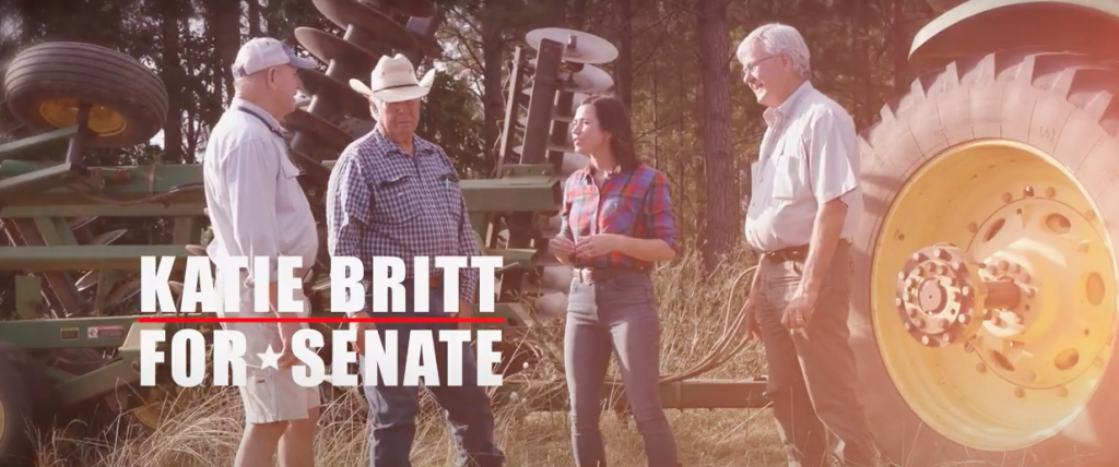 Katie Britt supporting super PAC releases commercials