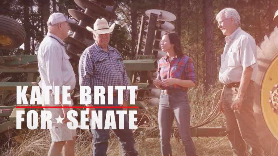Katie Britt supporting super PAC releases commercials
