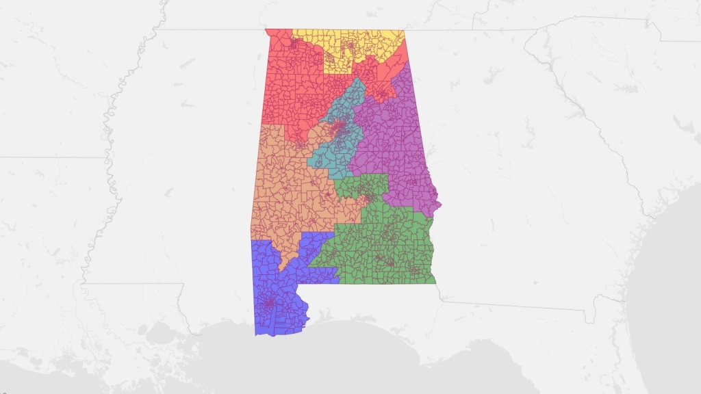 Alabama In A Map Alabama Draft Redistricting Maps Released