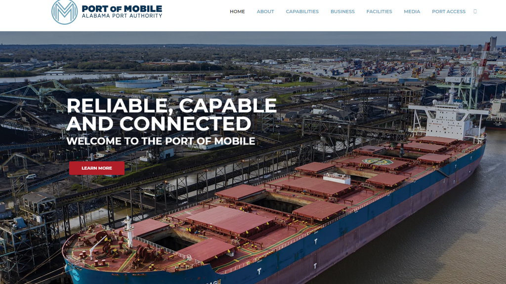 Alabama Port Authority launches new website, rebrands