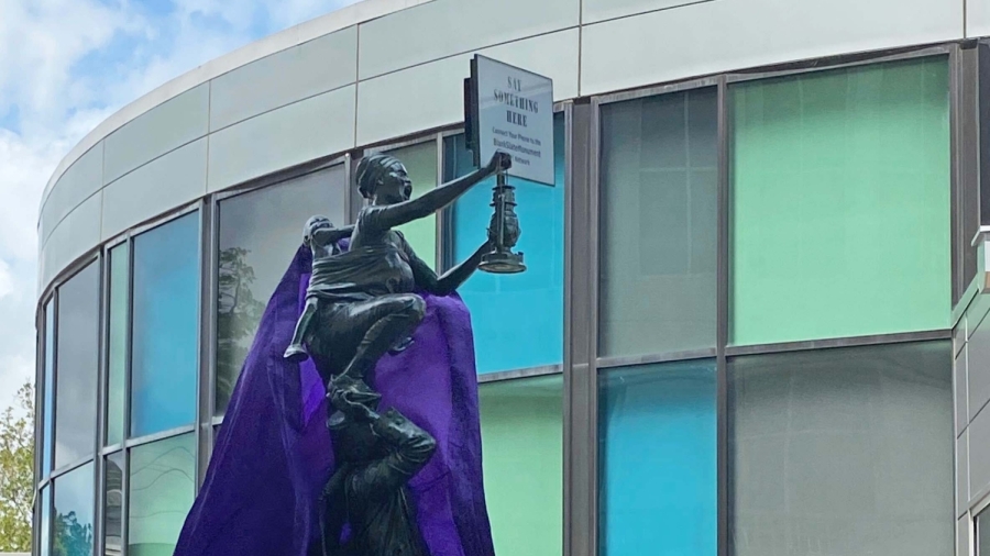 Civil Rights Memorial Center unveils “Blank Slate Monument”