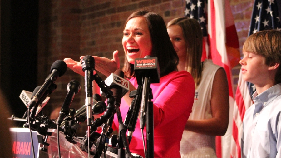 Britt becomes first Republican woman to represent Alabama in U.S. Senate
