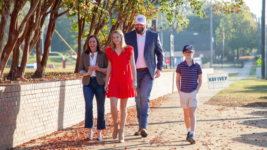 Katie Britt casts ballot as she eyes U.S. Senate victory