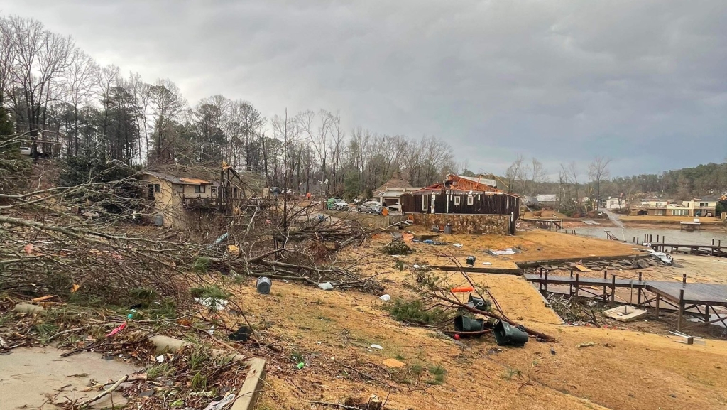Britt: “Our hearts break” for communities devastated by storm damage