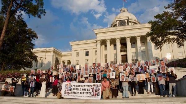 Families and loved ones of those incarcerated dead at Vigil for Victims of ADOC