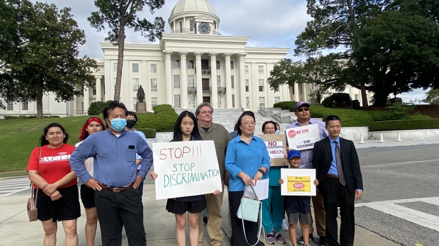 Chinese Alabamians protest bill targeting property ownership by foreign citizens