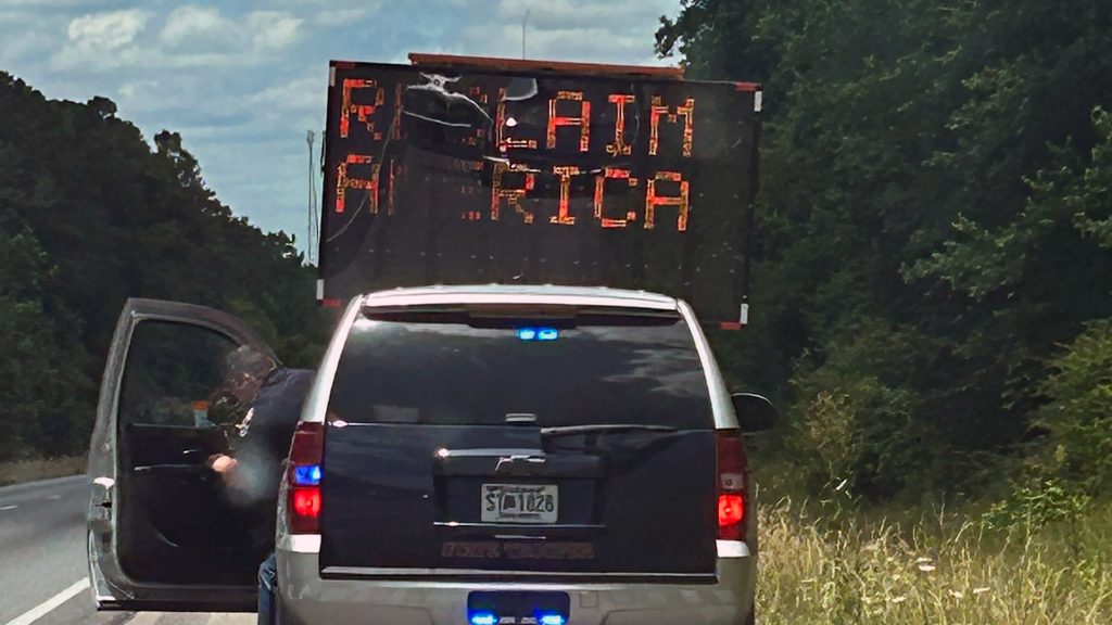 Drivers spot messaging from hate group on I-65 highway signs
