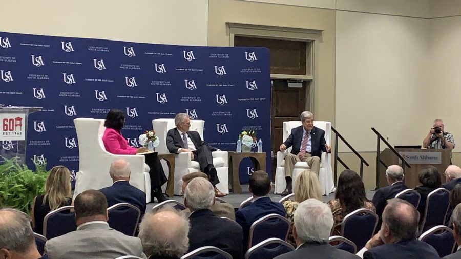Daschle and Lott hold lecture on bipartisanship at University of South Alabama