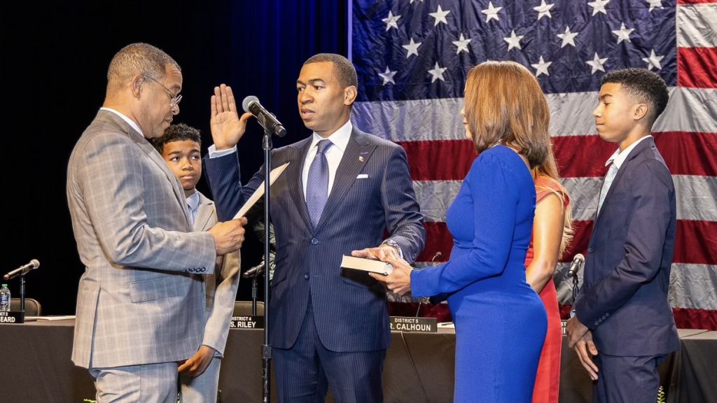 Reed sworn in for second term as mayor of Montgomery
