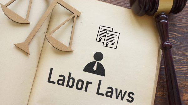 Labor Laws is shown using a text