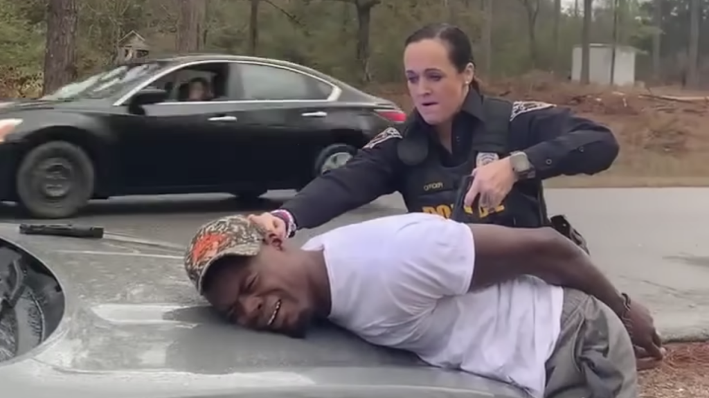 Alabama officer tases Black man in the back while handcuffed