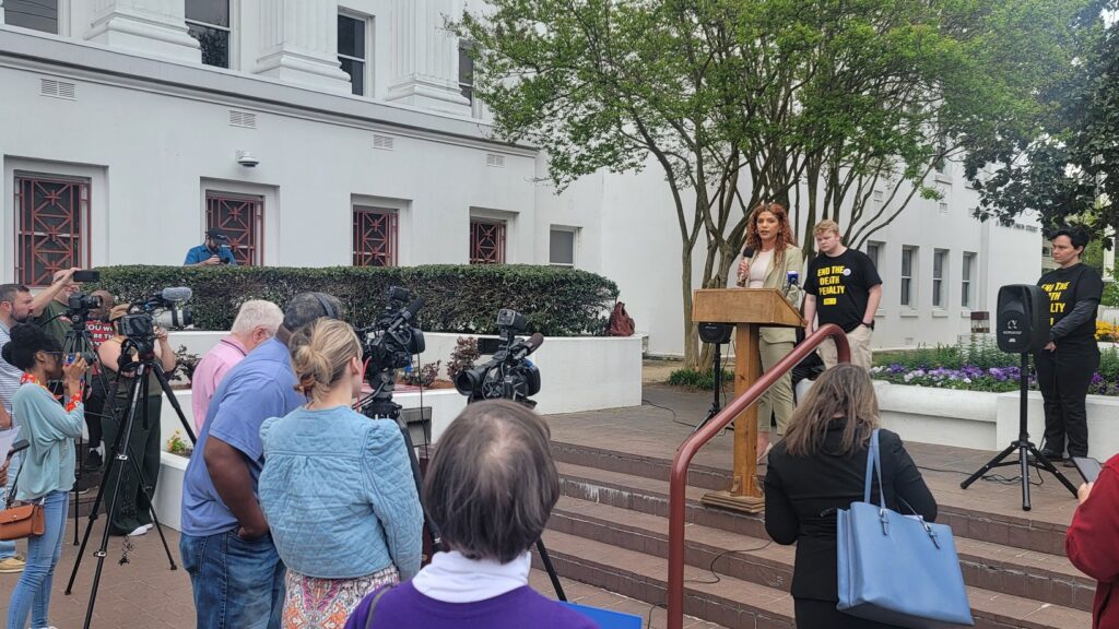 Alabamians gather at State House to support HB27: Clemency for Rocky Myers