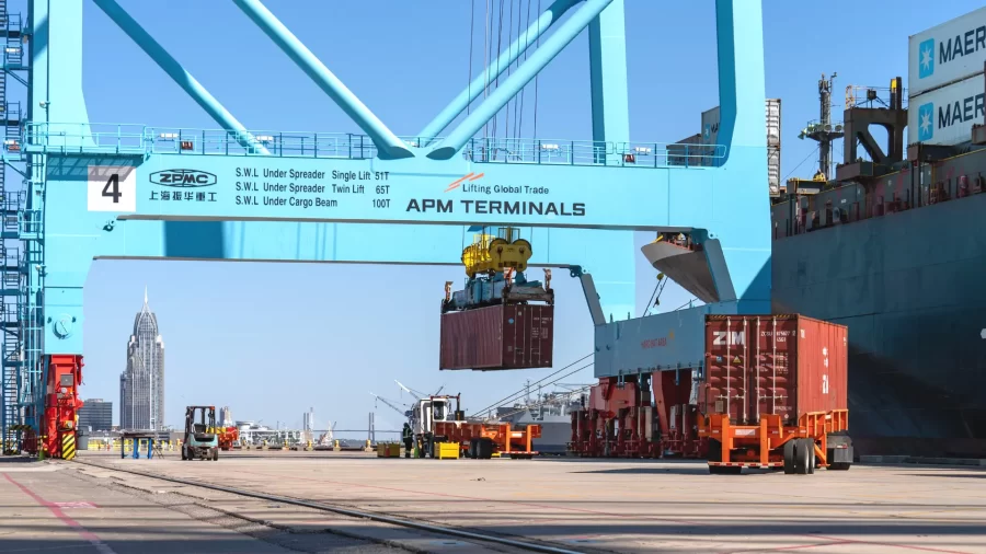 March marks third highest container volume on record for the Alabama Port Authority