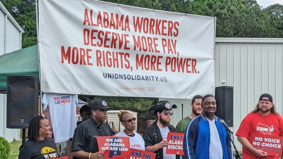 Progressive organizations host pro-UAW rally in Tuscaloosa