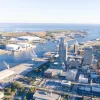 Aerial photo of Mobile, Alabama