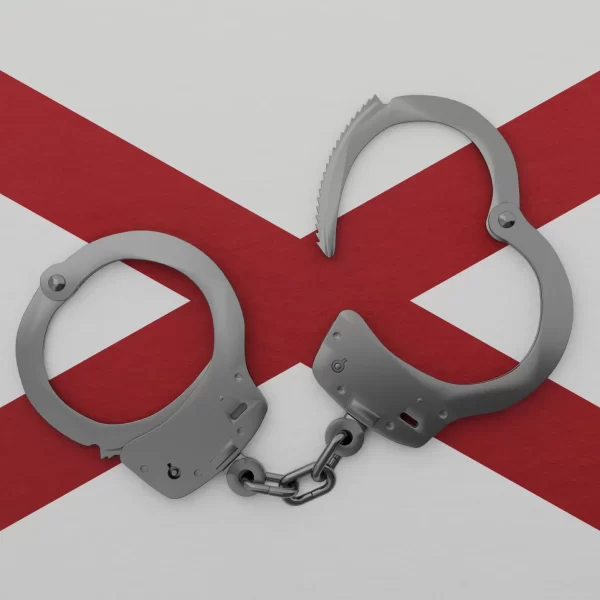 alabama prison release handcuffs